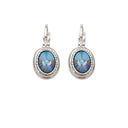 EARRINGS CAMPS CAMPS OVAL GREY BLUE