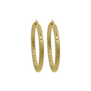 Stainless Steel Gouden Classic Hoops 6.0cm