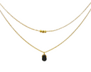 MAS Jewelz Necklace Double Blackstone