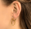 MIAB Earrings - Hammered silver