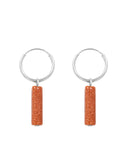 MIAB Oorbellen - Tube Starstone Zilver