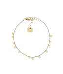 ZAG Bijoux Stainless Steel Gouden Armband Mini Confettis