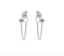 EARRINGS KARMA CHAIN ​​BALL