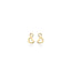 Blush oorbedel 14k goud 9057YGO