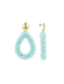 Lott Oorbellen Drop L - Aquamarine