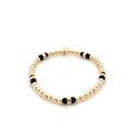 PScallme Bracelet Rondel 5 Black 4mm
