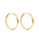 MIAB Oorbellen - Large Swirled Click Goud