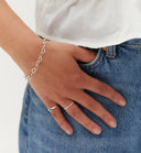 Anna + Nina Linked Hearts Bracelet