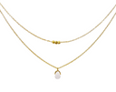 MAS Jewelz Necklace Double Rose Quartz