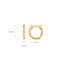 Blush earrings 14k gold 7230YGO