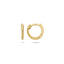 Blush earrings 14k gold 7231YGO