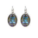 EARRINGS CAMPS &amp; CAMPS OVAL GREY BLUE