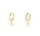 Stainless Steel Oorbellen Star