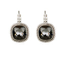 OORBELLEN CAMPS CAMPS VIERKANT DONKER GRIJS