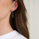 Pure by Nat Earrings Florence Grey Black