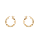 Anna + Nina Thick Plain Hoop Oorbellen L