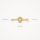 Blush ring 14k gold 1227YWT