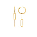 Blush earring 14k gold 9064YGO