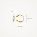 Blush earrings 14k gold 7220YGO