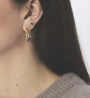 Anna + Nina Twisted Hoop Oorbellen