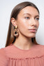 Lott Oorbellen Flower Drop L - Dark Nude