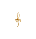 Anna + Nina Single Palmier Ring Oorbel