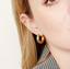 EARRINGS CURLY HOOPS