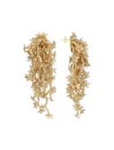 Lott Earrings Flower String L - Dark Nude