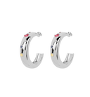 Anna + Nina Cosmos Hoop Oorbellen