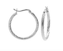 OORBELLEN KARMA HOOPS TWISTER