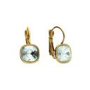 Camps &amp; Camps Square Light Blue Earrings