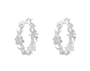 Anna + Nina Flower Crown Hoop Oorbellen