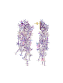 Lott Earrings Flower String L - Lilac Mix