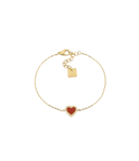ZAG Bijoux Stainless Steel Gouden Armband Alice Red