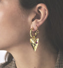 Anna + Nina Single Astro Coin Oorbel