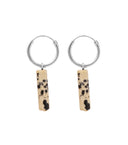 MIAB Oorbellen - Dalmation Rounds Zilver