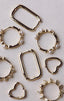 EARRINGS KARMA HINGED DIAMOND SPIKE HOOP