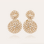 Gas Bijoux Oorbellen Onde Gourmette Strass Small