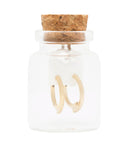 MIAB Earrings - Overlined Click silver