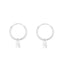 MIAB Earrings - Rounds Thicky silver
