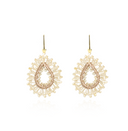 Lot Earrings Drop Crystal S Nude