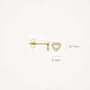 Blush oorbellen 14k goud 7299YZI