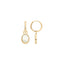Blush earring 14k gold 9078YMP