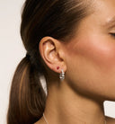 Anna + Nina Single Lolita Heart Stud Oorbel