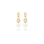 Blush oorbedel 14k goud 9046YPW
