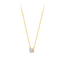 Blush necklace 14k gold 3049YZI