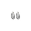 Chunky Hoops Silver 2.5cm