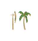 Anna + Nina Single Palmier Stud Earring