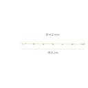 Blush armband 14k goud 2222YGO