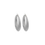 Chunky Hoops Silver 4.0cm